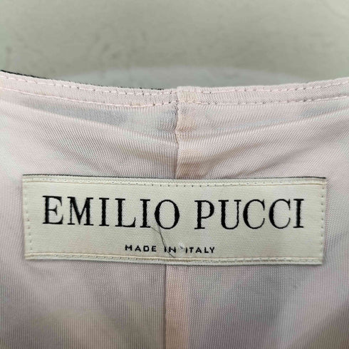 エミリオプッチ EMILIO PUCCI 00s MADE IN ITALY 総柄レーヨンワンピース ドレス レディース EUR:38