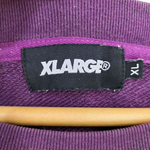 エクストララージ XLARGE OGロゴ アームプリント クルーネックスウェット メンズ import:XL
