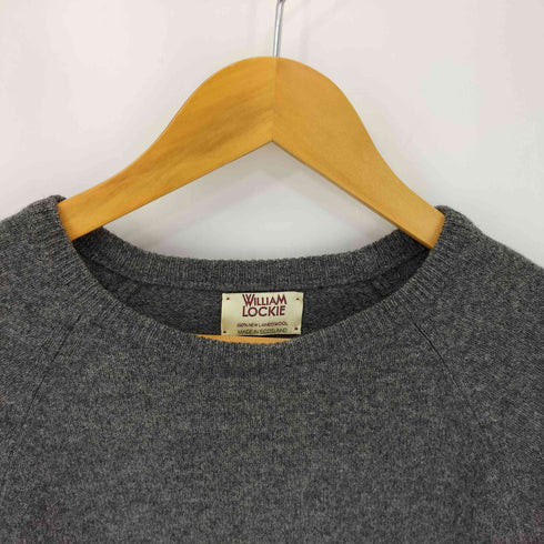 WILLIAM LOCKIE MADE IN SCOTLAND ラムウール ニット メンズ UK:34