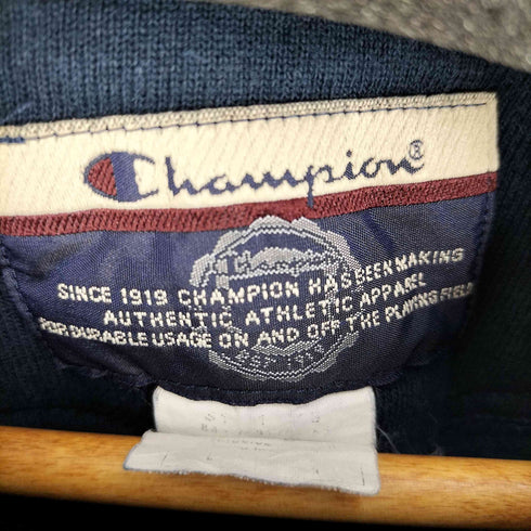 チャンピオン Champion 00s 前V アーチロゴ 2段 カレッジロゴプリントスウェット メンズ