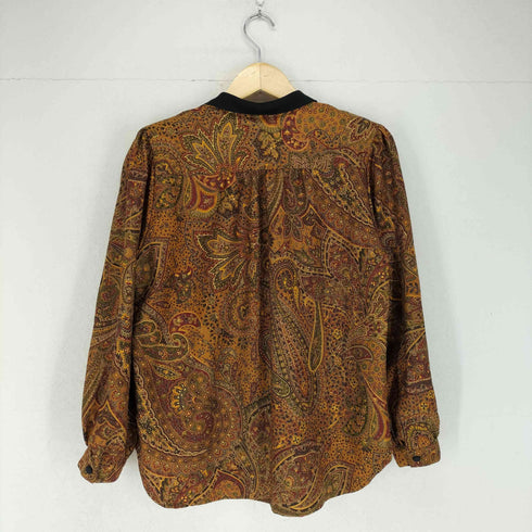 ペイズリー柄シャツジャケット レディース 11R