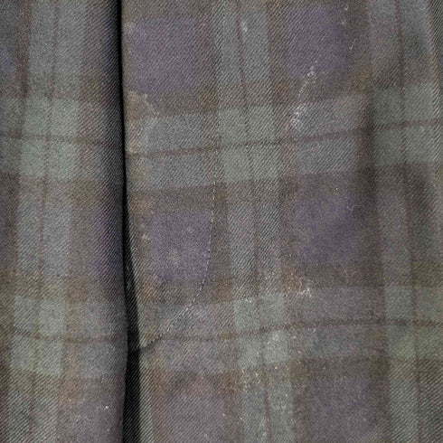 ハガークロージング HAGGAR チェック 2タック ウールスラックス メンズ 85