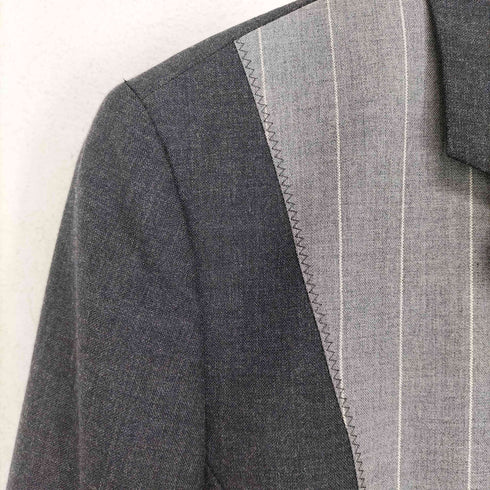 アイエスイッセイミヤケ I.S. ISSEY MIYAKE 80S 切替テーラードジャケット レディース