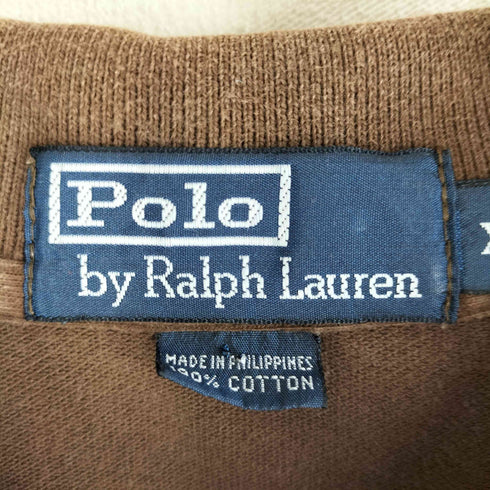 ポロバイラルフローレン Polo by RALPH LAUREN ポニー刺繍 鹿の子ポロシャツ メンズ import:XL