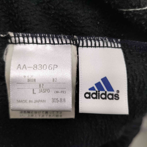 アディダス adidas デサント製 裾ボタン サイドラインパンツ メンズ JPN:L