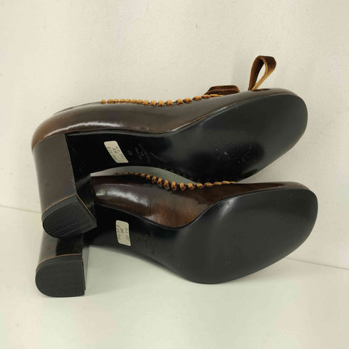 HIO FAVORITES レースアップ ヒールパンプス レディース JPN:36