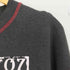 SEVEN ZERO ONE 00s Y2K クラックプリント スカル クルーネックスウェット メンズ JPN:L