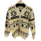 SPRING FIELD PURE WOOL ノーカラーウール デザインカーディガン レディース