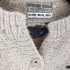 SPRING FIELD PURE WOOL ノーカラーウール デザインカーディガン レディース