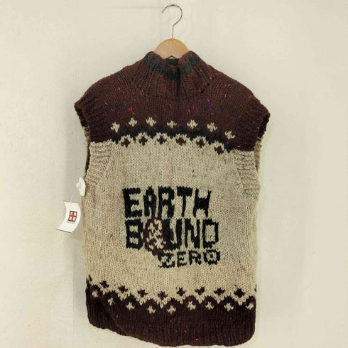EARTHBOUND ZERO ネップ ニットベスト メンズ