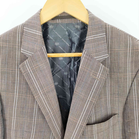 サヴィルロウ SAVILE ROW チェック柄テーラードジャケット メンズ