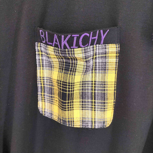 BLAKICHY チェック レイヤード パーカー メンズ