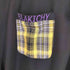 BLAKICHY チェック レイヤード パーカー メンズ