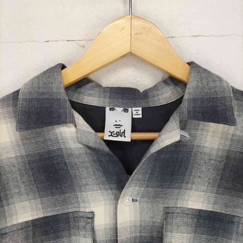 エックスガール X-girl OMBRE PLAID SHIRT レディース JPN:M