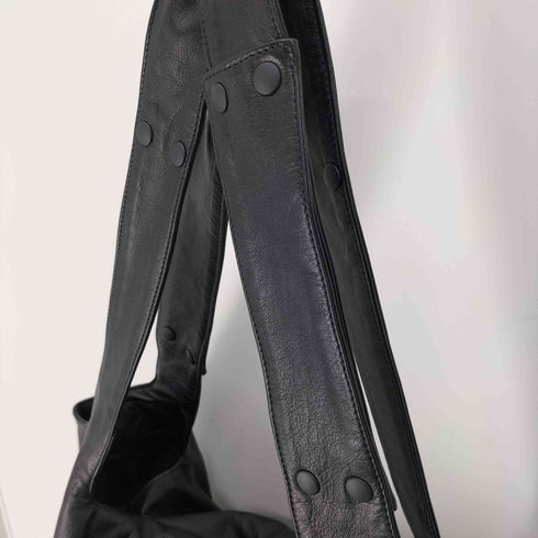 ディスコードヨウジヤマモト discord Yohji Yamamoto 23AW INFINITE Signature インフィニット シグネチャー レザー トートバッグ メンズ
