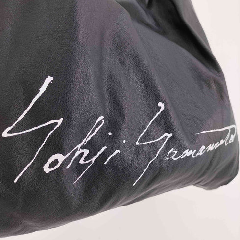 ディスコードヨウジヤマモト discord Yohji Yamamoto 23AW INFINITE Signature インフィニット シグネチャー レザー トートバッグ メンズ