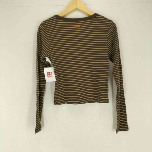 エックスガール X-girl 24SS STRIPED FITTED TOP レディース JPN:M