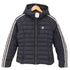 アディダス adidas 19AW Hooded 3-Line Slim Fit Quilted Down Jacket ジップアップ スリム ダウンジャケット レディース import:M