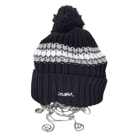 エックスガール X-girl 23AW CONTRAST STRIPE KNIT CAP レディース ONE SIZE