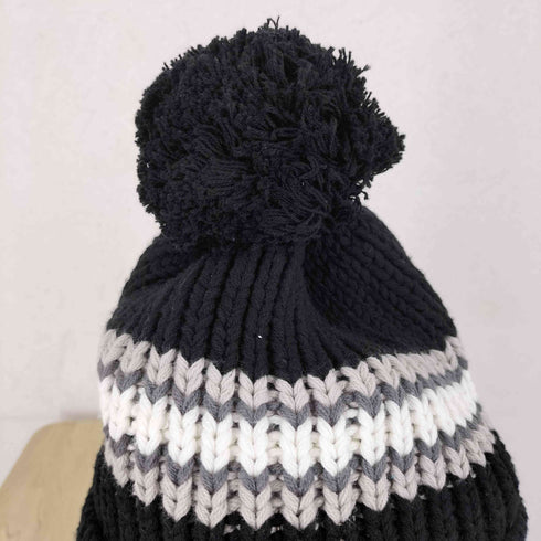 エックスガール X-girl 23AW CONTRAST STRIPE KNIT CAP レディース ONE SIZE