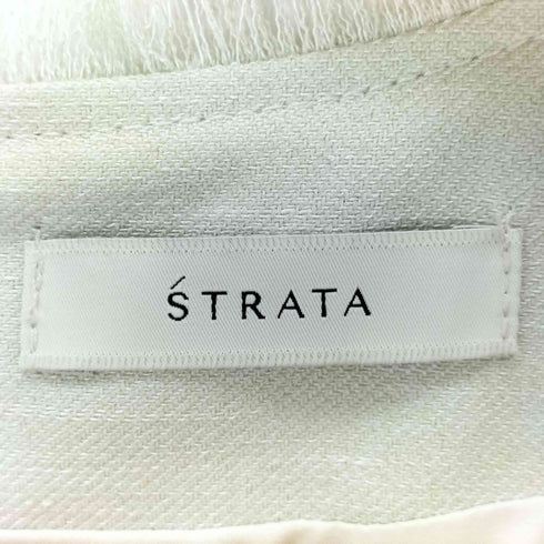 STRATA リネンライクツイードIラインワンピース レディース FREE