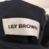 リリーブラウン Lily Brown 23AW 釦ディテールセミフレアスカート 090 DNVY レディース JPN:1