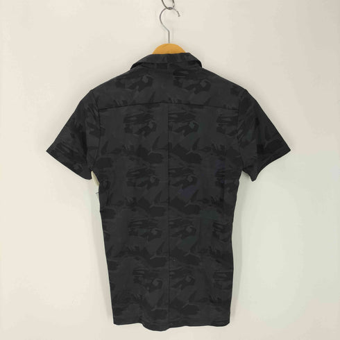 ゴーサンゴーイチプールオム 5351 POUR LES HOMMES カモ柄 スキッパーシャツ メンズ 46