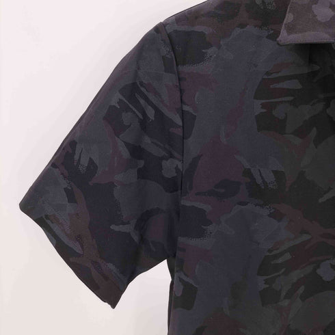 ゴーサンゴーイチプールオム 5351 POUR LES HOMMES カモ柄 スキッパーシャツ メンズ 46