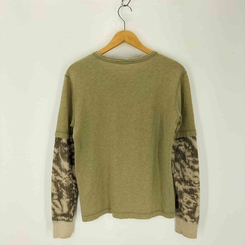 ニーキューイチニーキューゴーオム 291295=HOMME サーマル切替 スカルプリント カットソー メンズ JPN:2