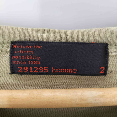 ニーキューイチニーキューゴーオム 291295=HOMME サーマル切替 スカルプリント カットソー メンズ JPN:2