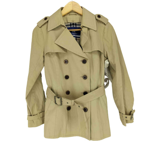 バーバリーブルーレーベル BURBERRY BLUE LABEL ライナー付きショートトレンチ レディース JPN:38