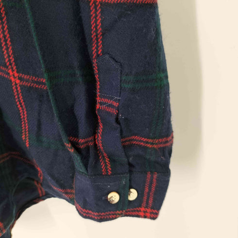 セントジョンズベイ STJOHNS BAY アクリルL/S ネルシャツ フラップポケット メンズ import:L