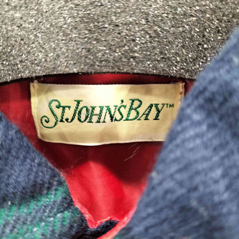 セントジョンズベイ STJOHNS BAY アクリルL/S ネルシャツ フラップポケット メンズ import:L