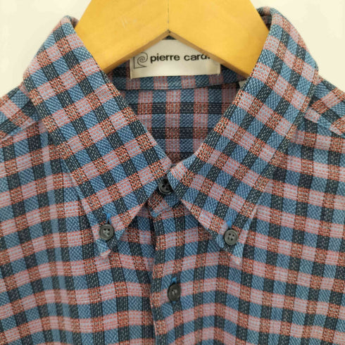 ピエールカルダン pierre cardin チェックシャツ メンズ JPN:S