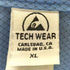 tech wear USA製 メッシュジャケット メンズ JPN:XL