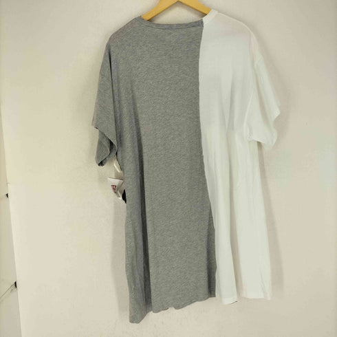 エムエムシックスメゾンマルジェラ MM6 Maison Margiela 22SS 切替ロゴプリントロングTシャツ レディース 16