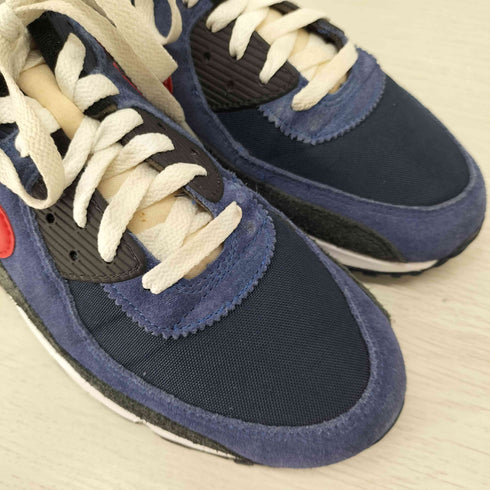 ナイキ NIKE AIR MAX 90 SE DEEP ROYAL/UNIVERSITY RED メンズ JPN:29