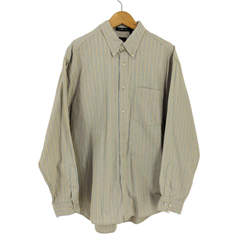 ギャップ Gap OLD The BIG Oxford ストライプ BDシャツ メンズ import:M