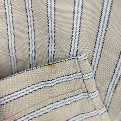 ギャップ Gap OLD The BIG Oxford ストライプ BDシャツ メンズ import:M