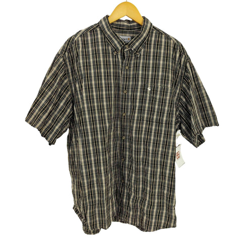 カーハート Carhartt チェック オーバーサイズ S/S BDシャツ メンズ import:XXL