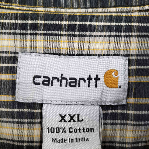 カーハート Carhartt チェック オーバーサイズ S/S BDシャツ メンズ import:XXL