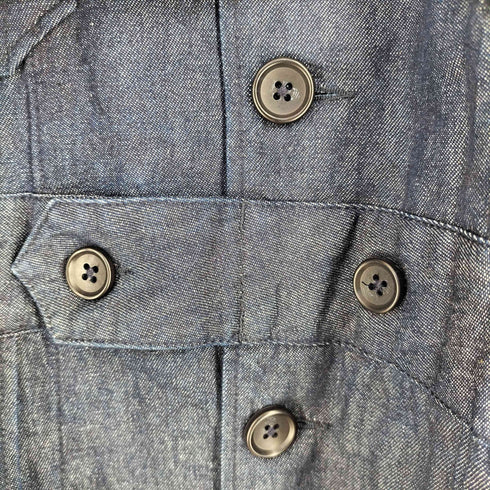 エンジニアードガーメンツ Engineered Garments HBH 別注 FOLK JACKET-INDUSTRIAL 8oz DENIM メンズ JPN:M