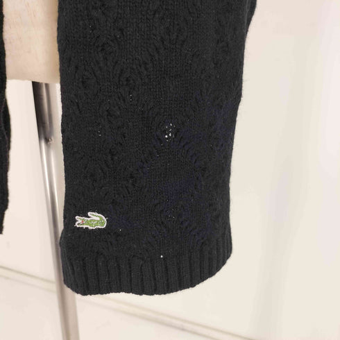 ラコステ LACOSTE ロゴ刺繍 フィッシャーマン マフラー メンズ