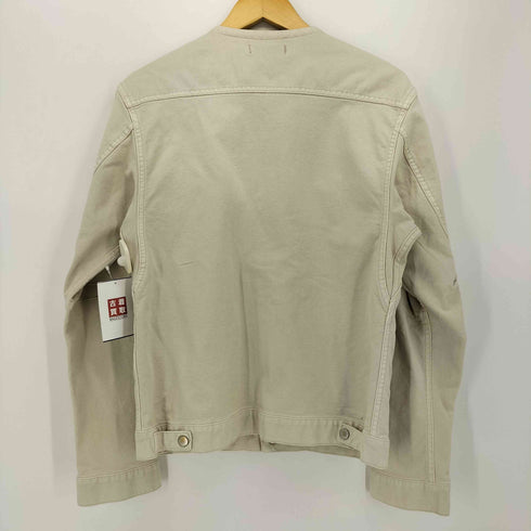 ノンネイティブ nonnative WORKER JACKET C/P OXFORD STRETCH VW OVERDYED フルジップ ノーカラー ジャケット メンズ JPN:2