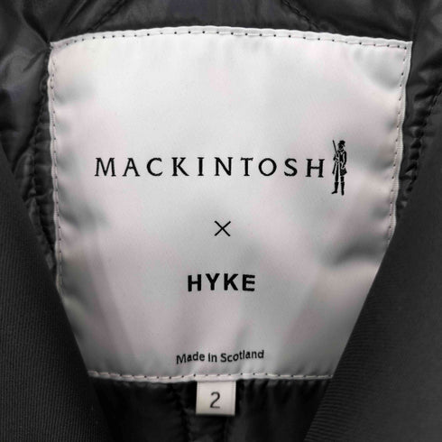 ハイク HYKE ダウンライナー付き ゴム引きコート メンズ JPN:2