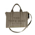 マークジェイコブス MARC JACOBS LEATHER MEDIUM TOTE BAG レザーミディアムトートバッグ 2WAY ハンド トート セメント グレージュ系 FULL GRAIN LEATHER レディース