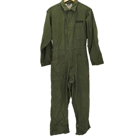 ユーエスアーミー U.S. ARMY 80S 83年会計 コットンサテンオーバーオール メンズ MEDIUM