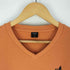 アヴィレックス AVIREX ロゴプリント Vネック ワッフル生地 ロングスリーブTシャツ メンズ import:M