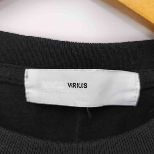 トーガビリリース TOGA VIRILIS 21SS 胸元刺繍 クルーネックTシャツ メンズ JPN:46