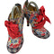 Irregular Choice Abigails Party 花柄リボンブーティ レディース EUR:36